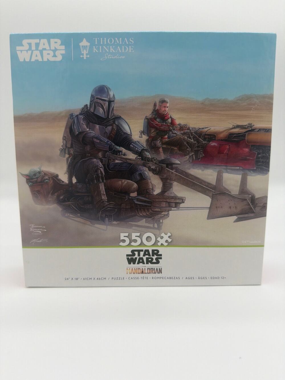 Star Wars Mandalorian~The Marshal Picture puzzle~(550 Pieces) Disney+ Never Open